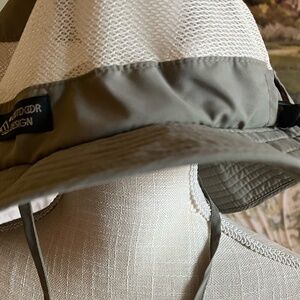 Dorfman Pacific Fishing Outdoor Adjustable vented hat Olive green